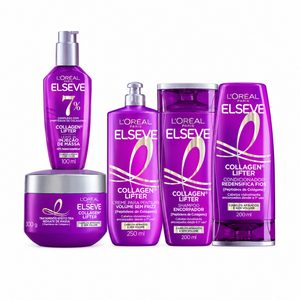 Kit Completo Elseve Collagen Lifter 5 Produtos L`oréal Paris 200ml Kit Completo Elseve Collagen Lifter 5 Produtos L`oréal Paris 200ml