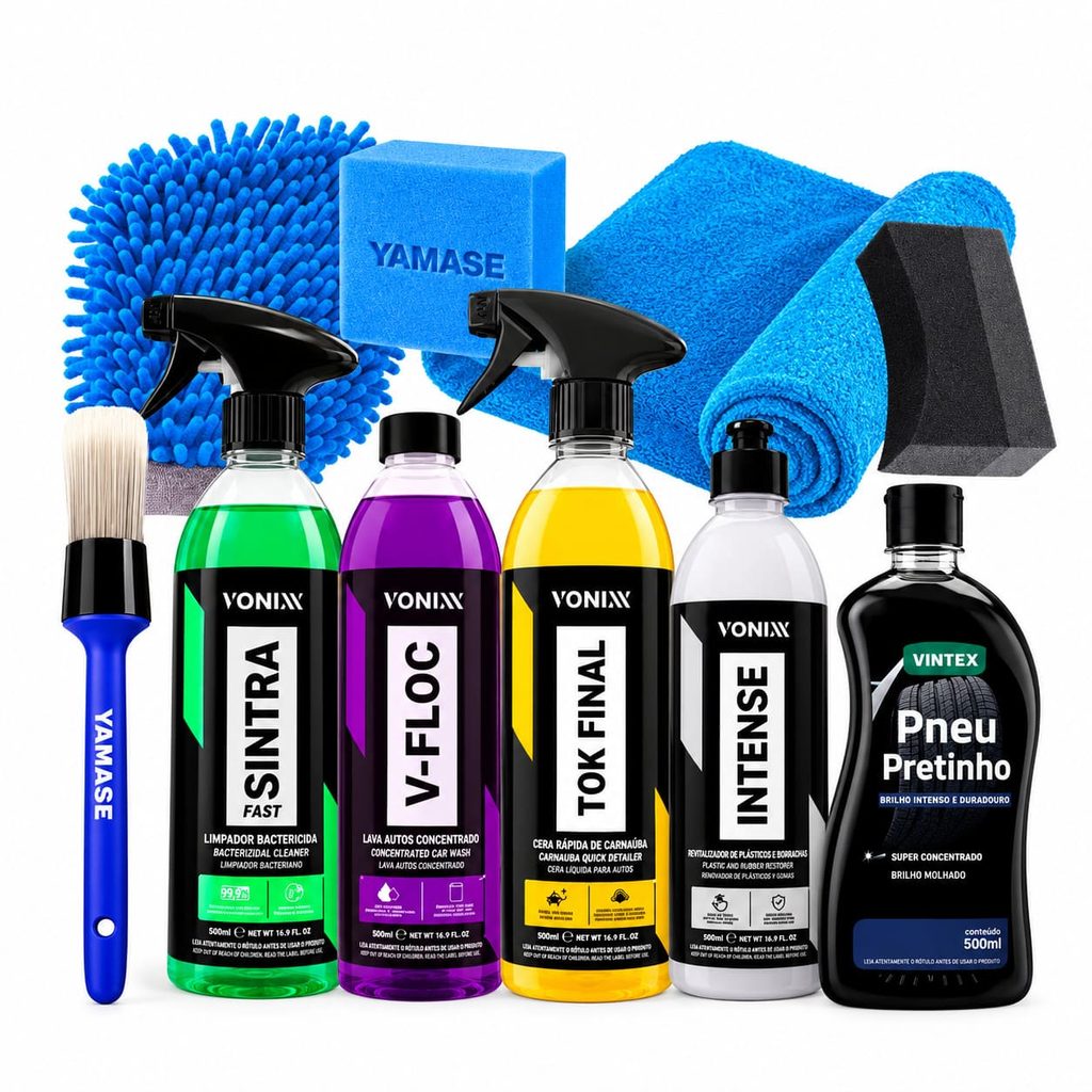Kit Lavagem Automotiva Vonixx, Comprar Kit Vonixx, Kit Vonixx com Desconto, Kit Limpeza Automotiva Completo, Shampoo Automotivo V-FLOC, Cera Tok Final Vonixx, Sintra Fast Vonixx, Intense Vonixx, Pneu Pretinho Vintex, Kit Estética Automotiva, Promoção Kit Lavagem Carro, Oferta do Dia Vonixx, Kit Lavagem Automotiva Mercado Livre, Produtos para Lavar Carro, Kit de Limpeza Automotiva com Acessórios.